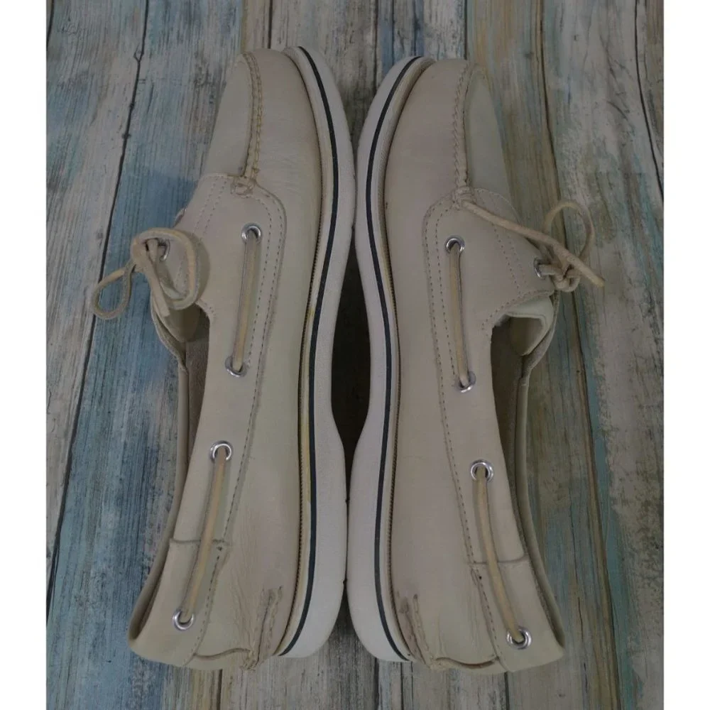 Florsheim Men's Leather Boat Shoes Size 11 Sneaker Moccasins